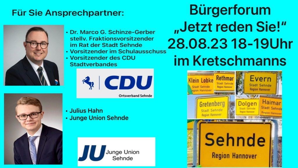 Bürgerdialog CDU-Sehnde