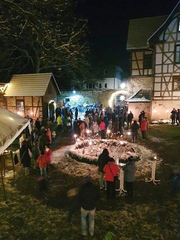 Burg-Adventsbasar in Bibra