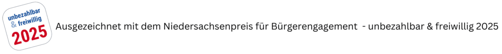 unbezahlbar und freiwillig 2025Der Niedersachsenpreis für Bürgerengagement