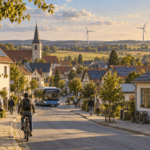© KI - generiert - Energie vor Ort kann Arbeit und Einkommen in der Region schaffen.