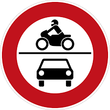 260 – Verbot für Krafträder, auch mit Beiwagen, Kleinkrafträder und Mofas sowie für 
              Kraftwagen und sonstige mehrspurige Kraftfahrzeuge
