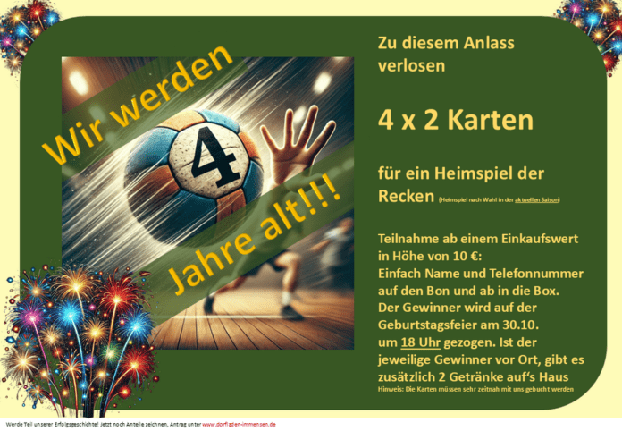 © Gemeinsam für Immensen e.V. - Geburtstag Dorfladen Immensen