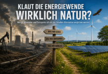Klaut die Energiewende wirklich Natur? © KI-Generiert