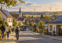 Warum Energie mehr ist als Klimapolitik © KI - generiert - Energie vor Ort kann Arbeit und Einkommen in der Region schaffen.
